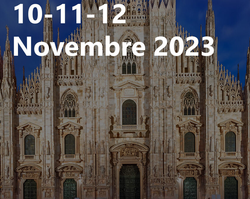 Save the date del congresso di Novembre a Milano